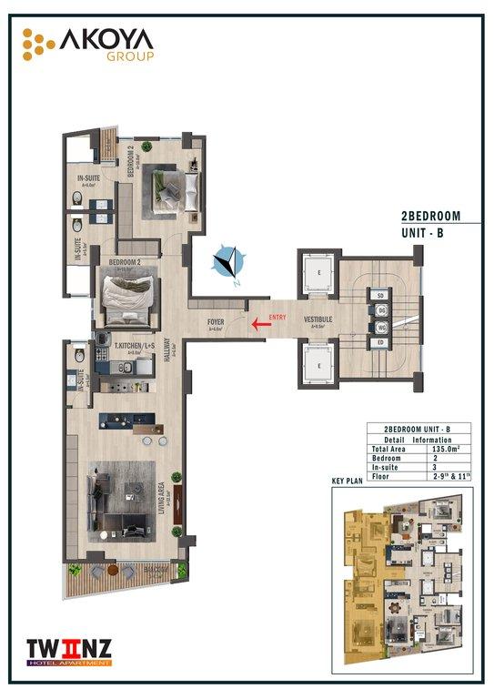 Two Bedroom A Apartment