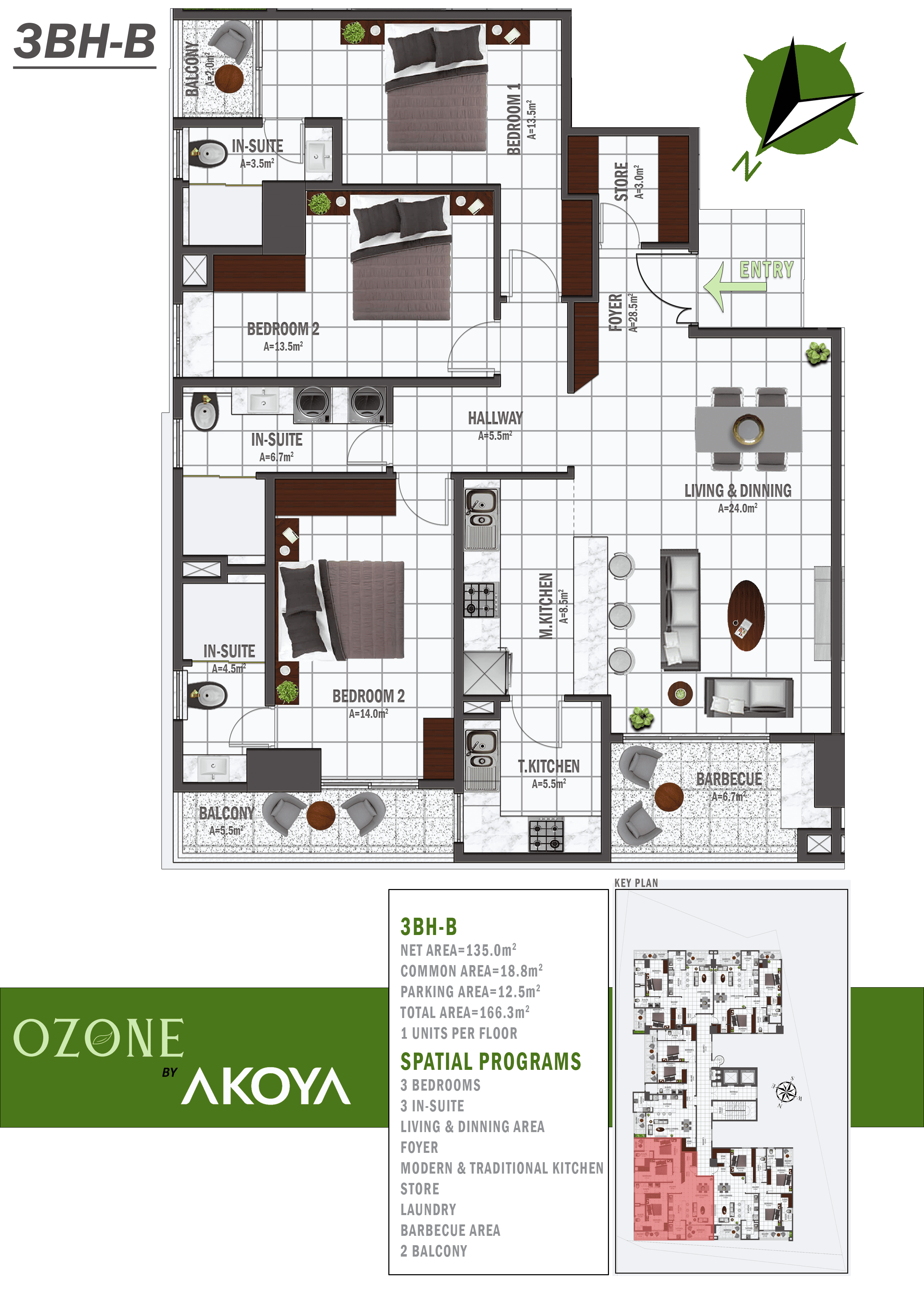 Three bEdroom Apartment