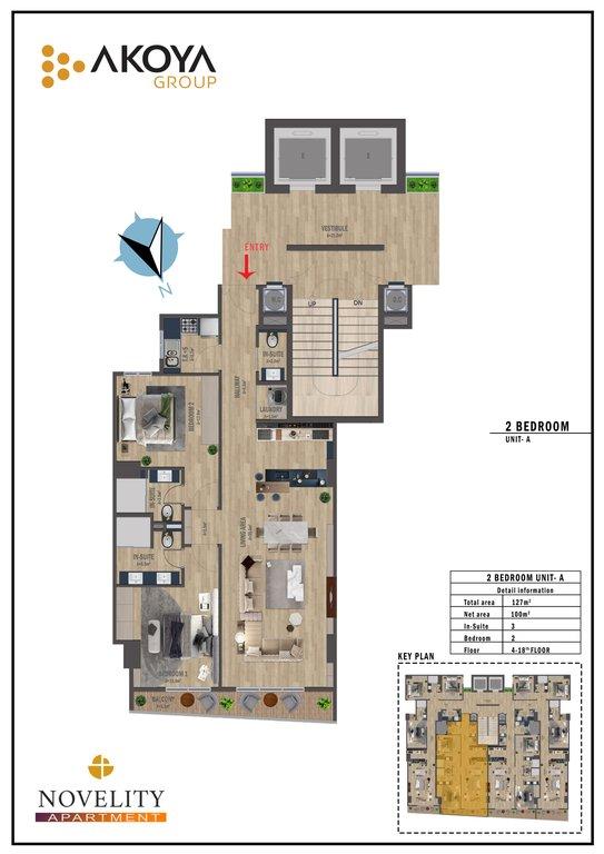 Two Bedroom A Apartment